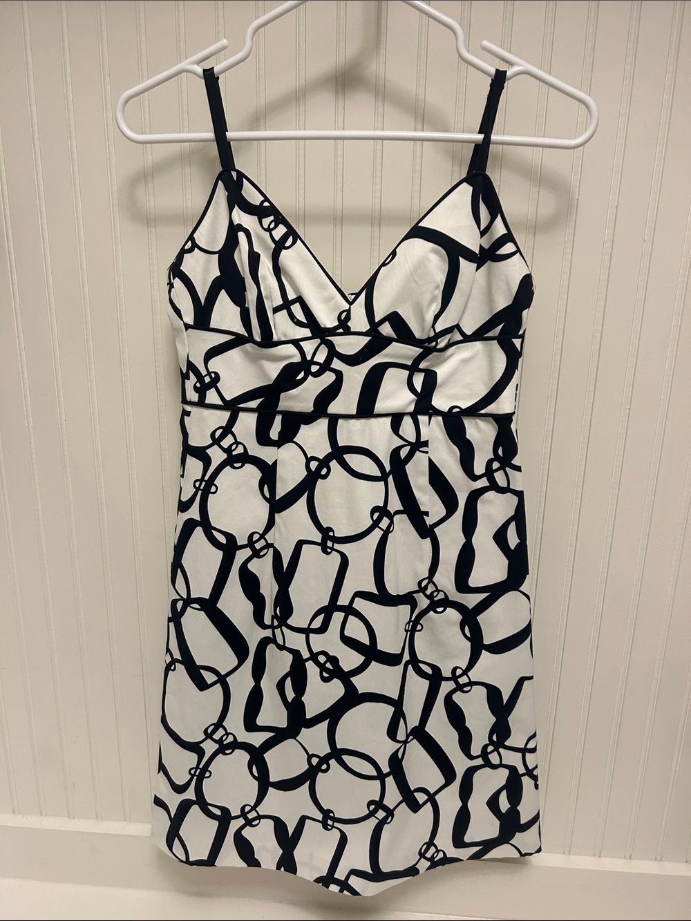 Trina Turk Black and White Mini Dress